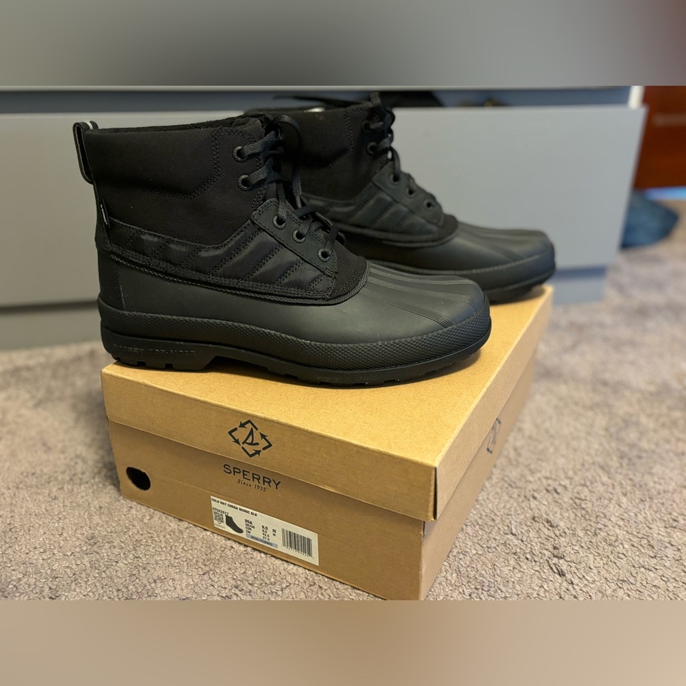 Mens Sperry Cold Bay Chikka Bionic Black
